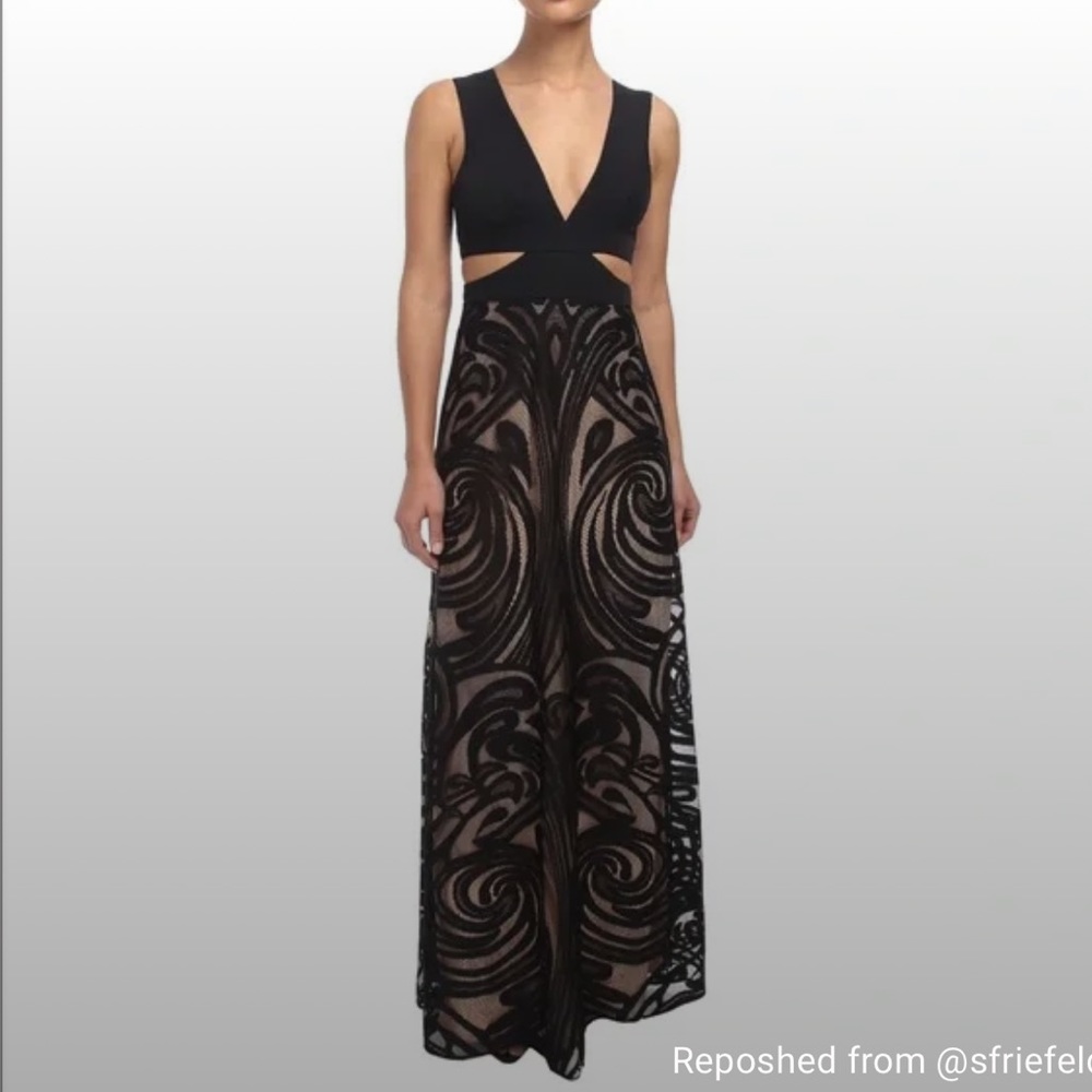 BCBG black dress | Never worn black BCBG cut out dress